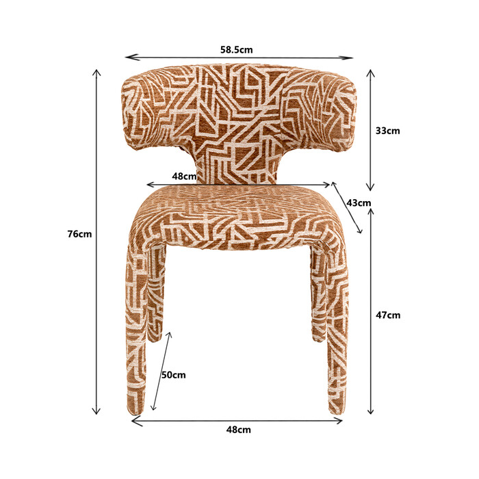 krzesło Tobi, krzesło Kare, krzesło tapicerowane, krzesło do jadalni, krzesło nowoczesne, nowoczesny design
