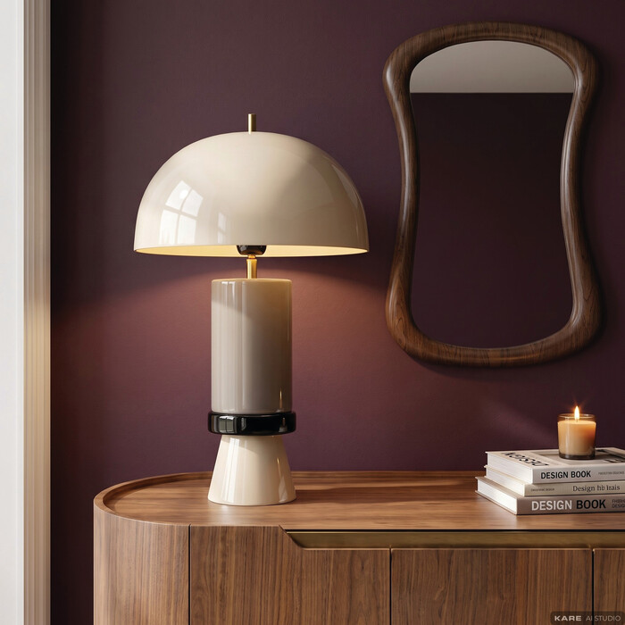 lampa Josy, lampa Kare, lampa biurkowa, lampa stołowa, lampa w stylu retro, lampa w stylu vintage