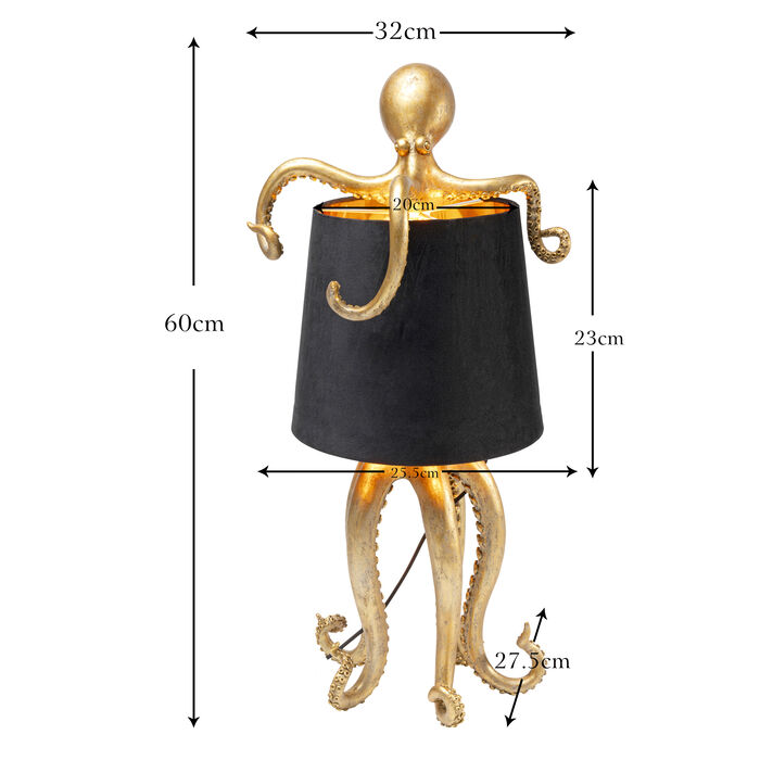 lampa stołowa Ośmiornica, lampa Octopus, lampa Kare, lampa designerska, lampa do salonu, nowoczesny design