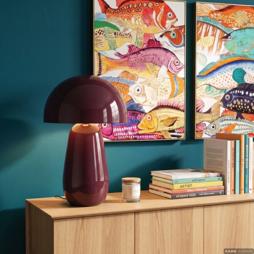 lampa Kare, lampa Fungo, lampa biurkowa, lampa stołowa, nowoczesny design, lampa do salonu, lampa grzyb