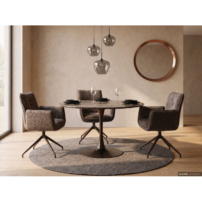 krzesło Hilla, krzesło obrotowe, krzesło tapicerowane, krzesło do jadalni, nowoczesny design