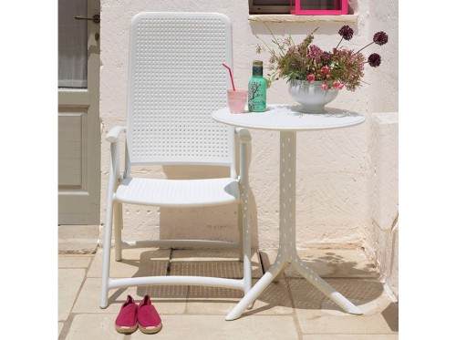 Stół Step Nardi Bianco nowoczesność prostota minimalizm funkcjonalność komfort