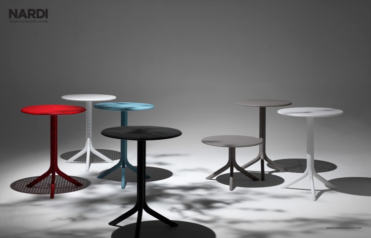 Stół Step Nardi Bianco nowoczesność prostota minimalizm funkcjonalność komfort