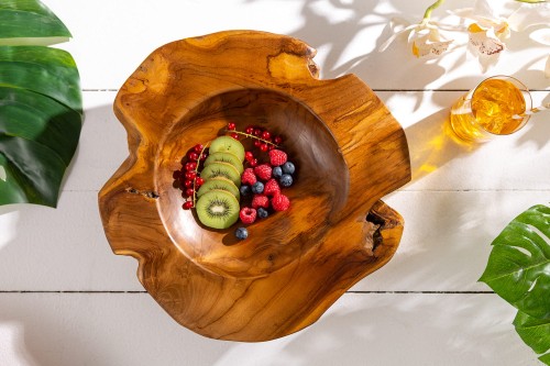 Miska Natur Teak Invicta, dwa dostępne rozwiązania, wysoka jakość prezentowanego produktu, starannie dobrane surowce, do każdego domu