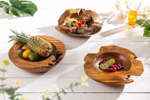 Miska Natur Teak Invicta, dwa dostępne rozwiązania, wysoka jakość prezentowanego produktu, starannie dobrane surowce, do każdego domu