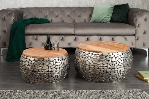 Stolik kawowy Stone Mosaic Invicta, wysoka jakość prezentowanego modelu, staranne wykończenie, modele najwyższej próby, do każdego domu