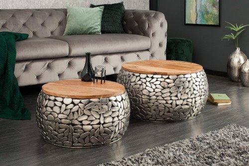 Stolik kawowy Stone Mosaic Invicta, wysoka jakość prezentowanego modelu, staranne wykończenie, modele najwyższej próby, do każdego domu