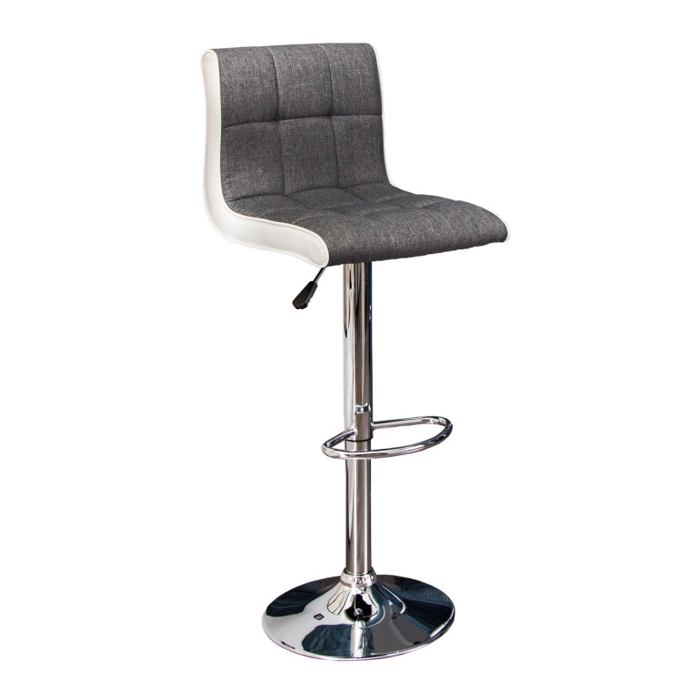 Hoker Anedo 90-115 cm szary-biały, modny wygląd, ciekawy model, prosty kształt, elegancja