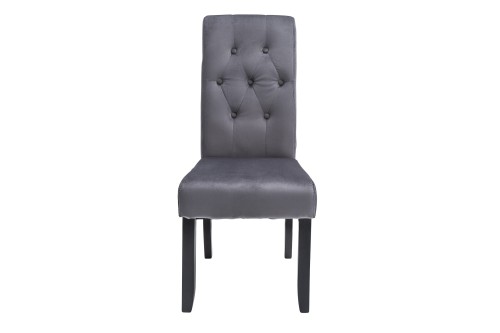 Krzesło As szary-czarny kolor, ozdobny model, niemiecki producent, modny kształt