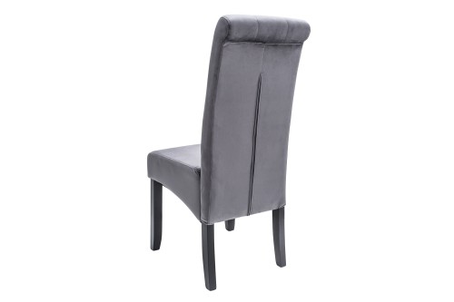 Krzesło As szary-czarny kolor, ozdobny model, niemiecki producent, modny kształt