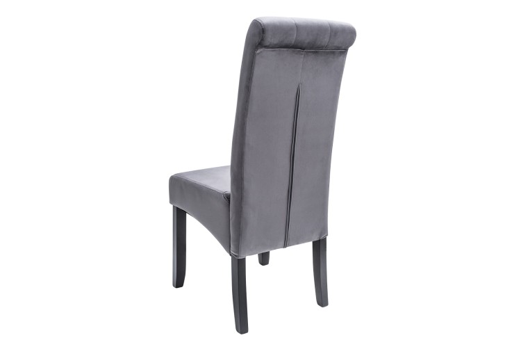 Krzesło As szary-czarny kolor, ozdobny model, niemiecki producent, modny kształt