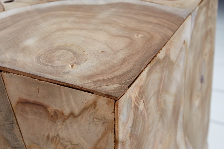 Stolik kawowy Quare 30 cm Teak, oryginalny stolik kawowy, ciekawy model, wysoka jakość, niemiecki producent