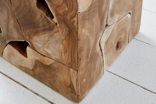 Stolik kawowy Quare 30 cm Teak, oryginalny stolik kawowy, ciekawy model, wysoka jakość, niemiecki producent