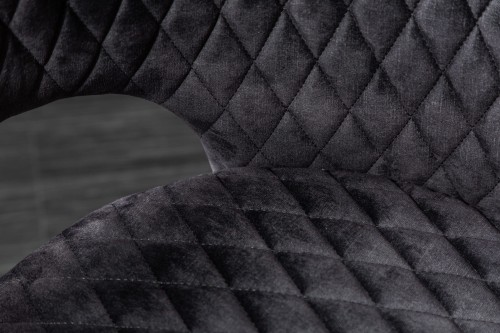 Krzesło Paris szary, styl retro, niemiecka jakość, ciekawy kształt, modny kolor