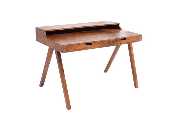 Biurko Sonn 120 cm akacja, szlachetny model, ciekawy kształt, wysoka jakość produktu