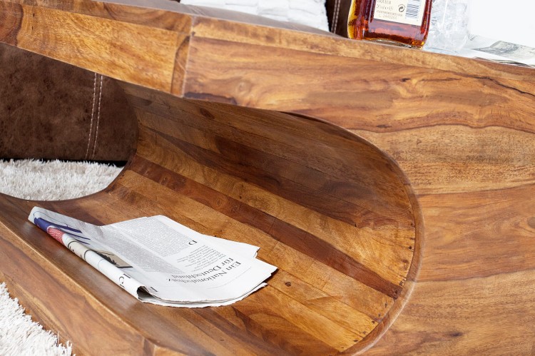 Stolik kawowy Soa 120 cm sheesham, ciekawy wygląd, modny kształt, szlachetny model,wysoka jakość produktu