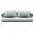 Sofa LISA FILÒ - rama w kolorze linen