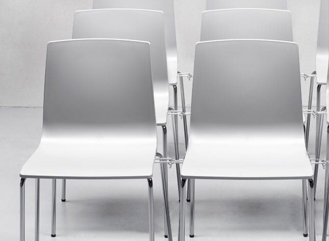 Krzesło Alice Scab Design, chromowana rama włoskie nowoczesne