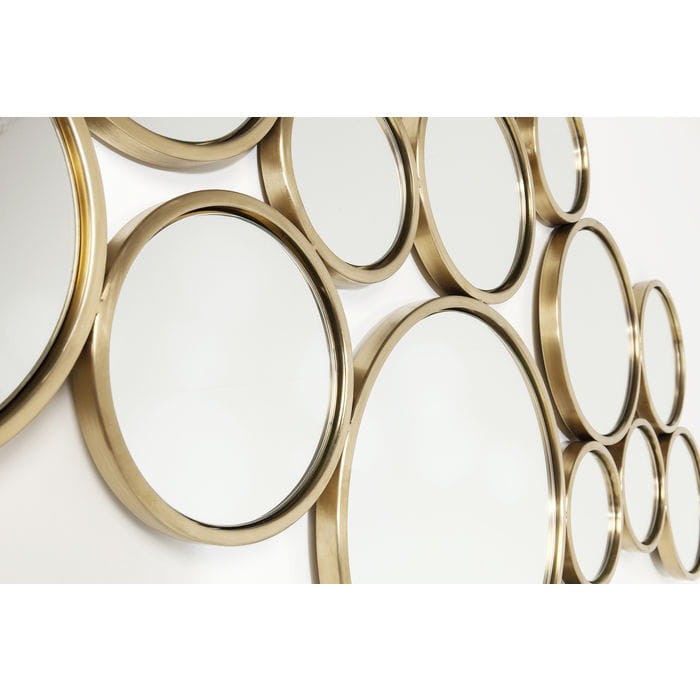 Lustro Bubbles Brass 93x138cm Kare