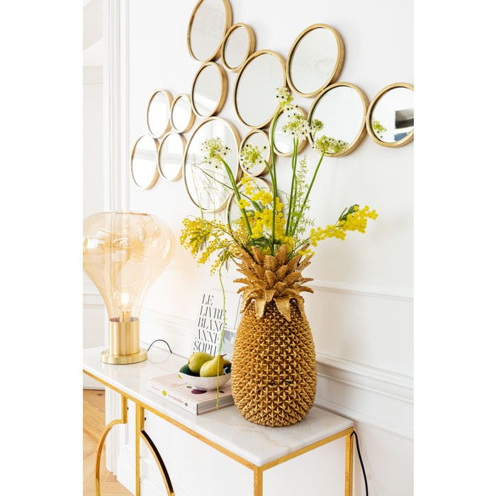 Lustro Bubbles Brass 93x138cm Kare