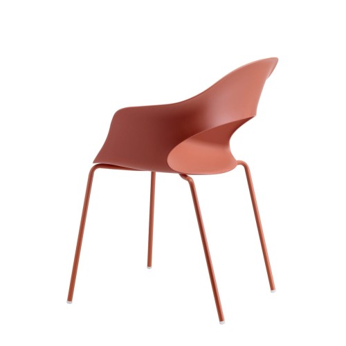 Krzesło Lady B - rama terracotta