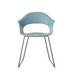 Krzesło Lady B sledge - rama antracytowa 