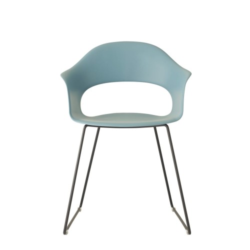 Krzesło Lady B sledge - rama antracytowa