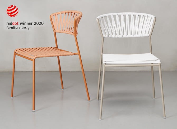 Krzesło Lisa Club - rama terracotta