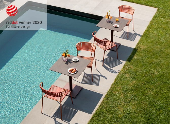 Krzesło Lisa Club - rama terracotta