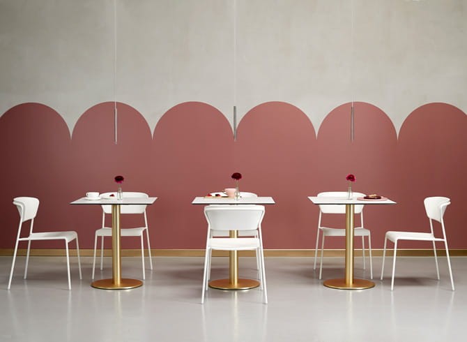 Krzesło Lisa technopolymer - linen