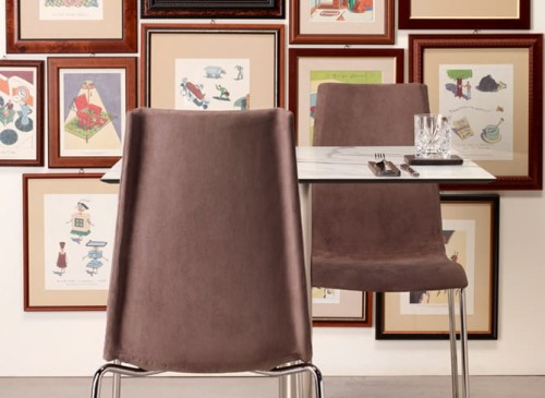 Krzesło Mannequin Pop - rama chromowana