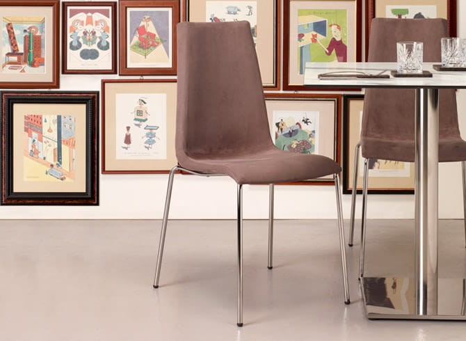 Krzesło Mannequin Pop - rama chromowana