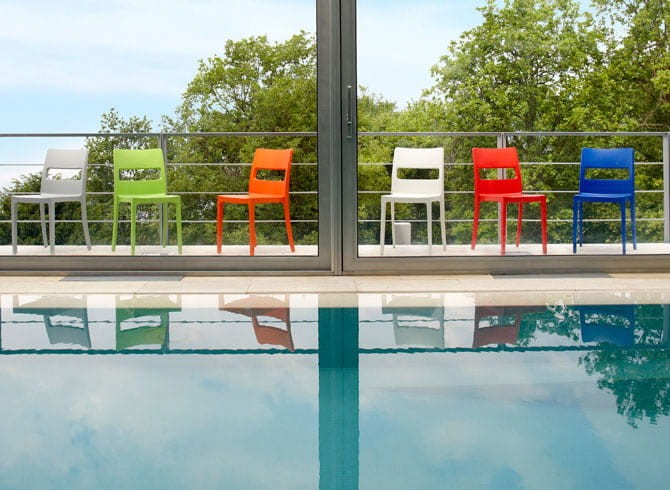 Krzesło Sai - pomarańczowy