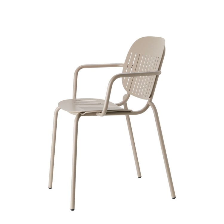 Krzesło Si-Si  barcode z podłokietnikami - linen