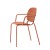 Krzesło Si-Si  barcode z podłokietnikami - terracotta