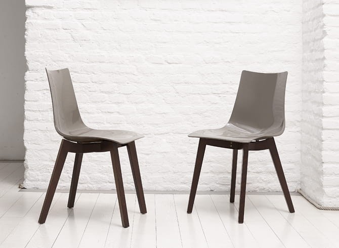 Krzesło Zebra naturalne - szare