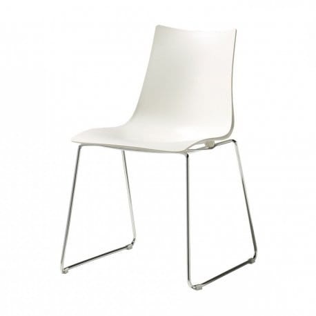 Krzesło Zebra sledge - białe