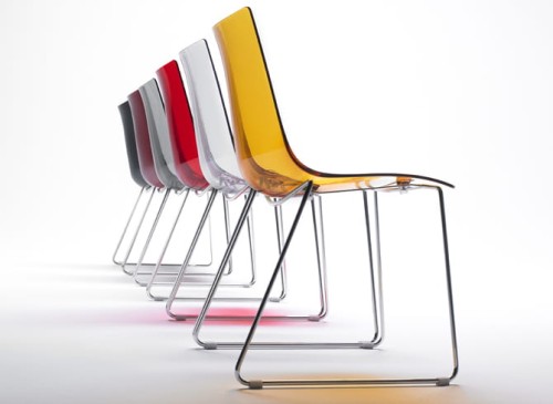 Krzesło Zebra sledge - białe