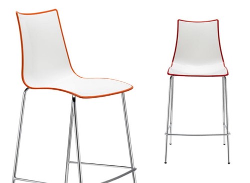 Hoker Zebra Bicolore h65 biało - pomarańczowy