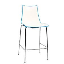 Hoker Zebra Bicolore h80 biało - niebieski