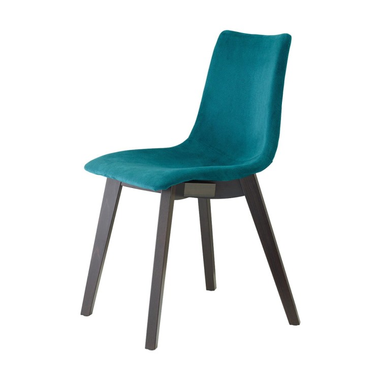 Krzesło Zebra Pop Natural - rama ciemne drewno