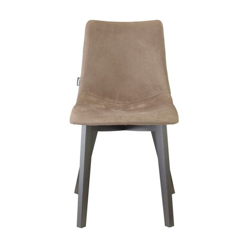 Krzesło Zebra Pop Natural - rama ciemne drewno