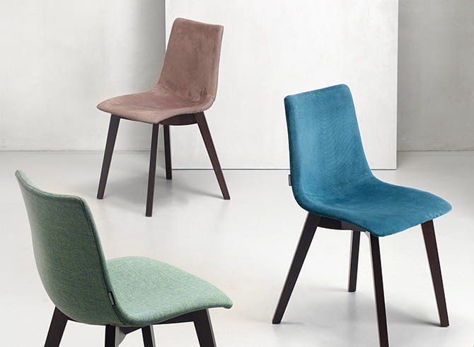 Krzesło Zebra Pop Natural - rama ciemne drewno