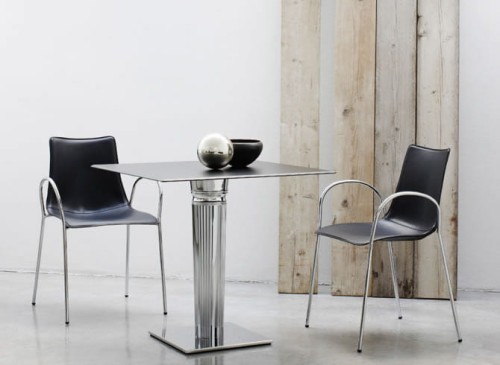 Krzesło Zebra Pop z podłokietnikami  - rama antracytowa