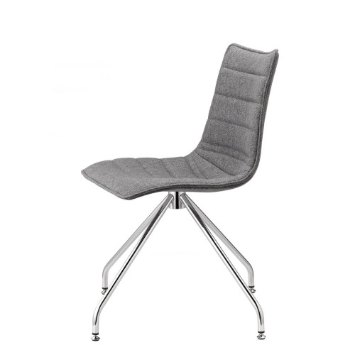 Krzesło Zebra Pop obrotowe- rama chromowana