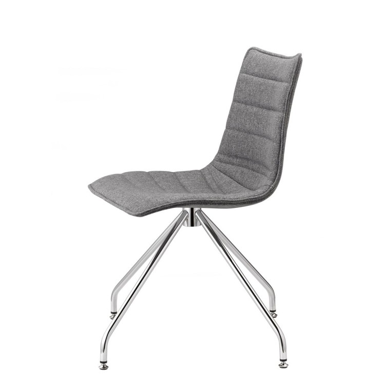 Krzesło Zebra Pop obrotowe- rama chromowana