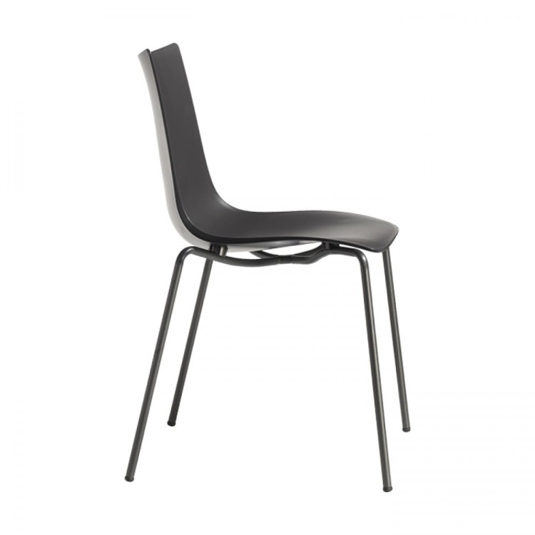 Krzesło Zebra Technopolymer - rama antracytowa