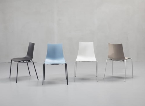 Krzesło Zebra Technopolymer - rama antracytowa