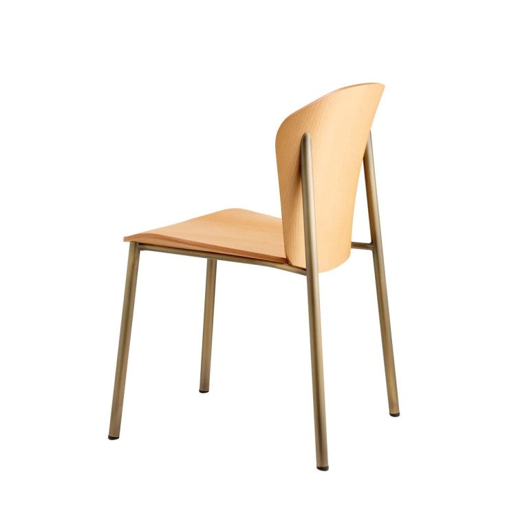 Krzesło  Finn  II rama vintage bronze  Scab Design