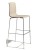 Hoker Alice 2575 15 h80 Scab Design - gołębi szary stołek barowy włoski nowoczesny minimalistyczny
